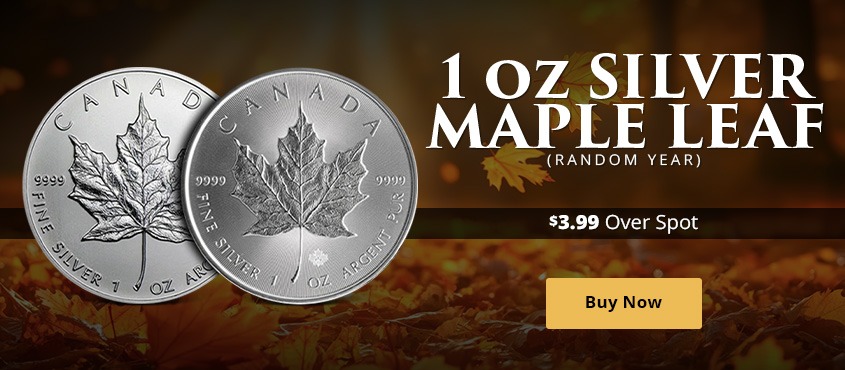imgi 10 1 oz Silver Maple Leaf Random Year