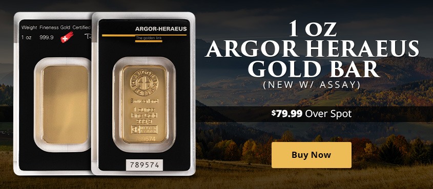 imgi 11 1 oz Argor Heraeus Gold Bar New w Assay 1