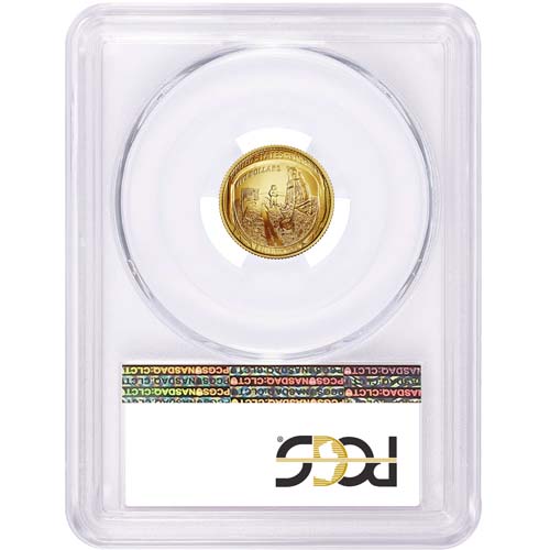 2019 $5 American Apollo 11 50th Anniversary Gold Coin PCGS MS70 FS