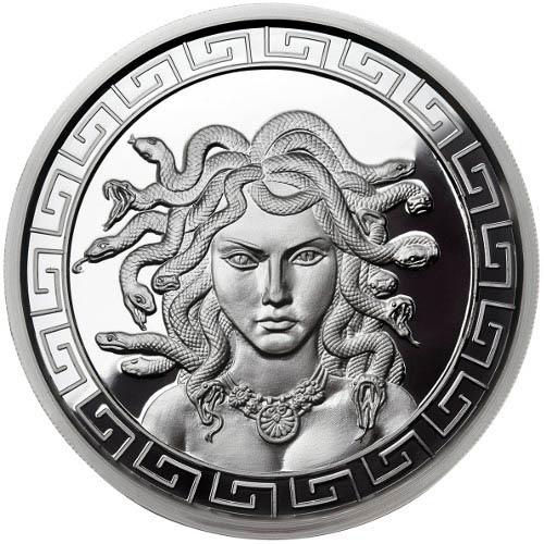 1 oz Proof-like Medusa Silver Round (New w/ CoA)