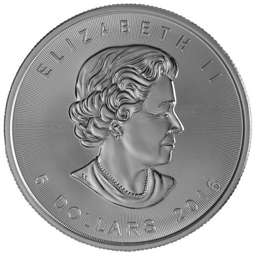 2016 1 oz Colorized Canadian Silver Maple Leaf Coin (BU)