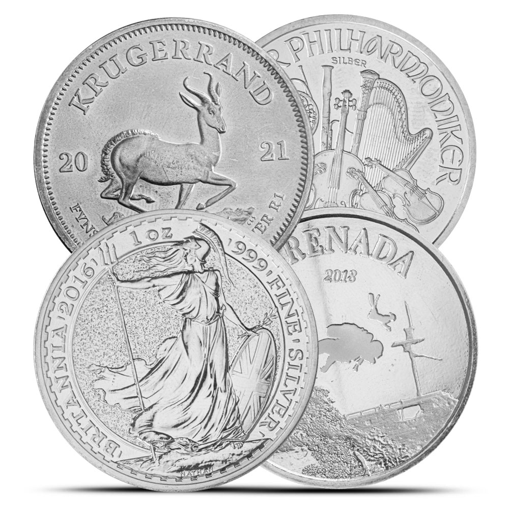 1 oz Silver Coin (Varied Condition, Any Mint)