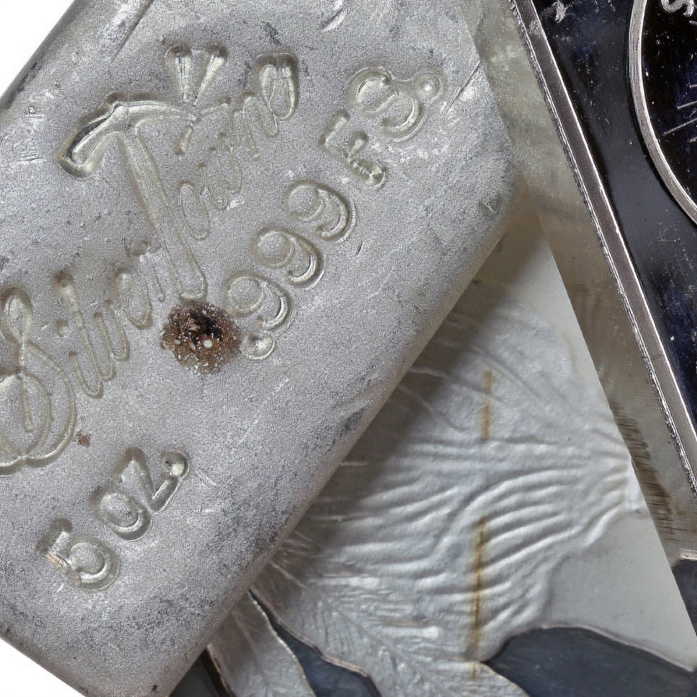 Miscellaneous 5 oz Silver (Damaged)