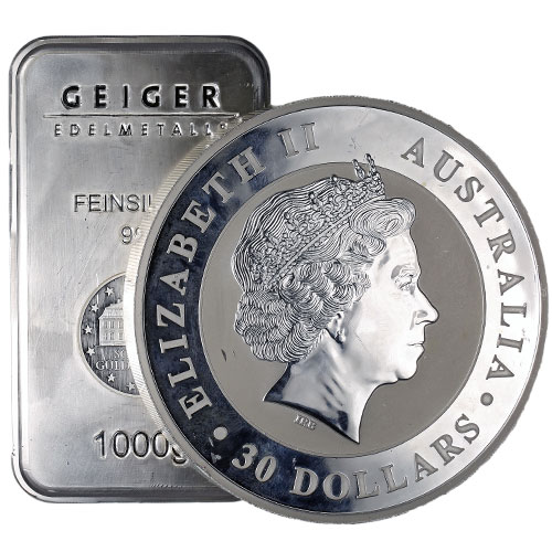 Miscellaneous 1 Kilo Silver (Damaged)