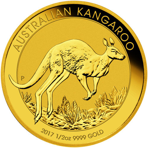 2017 1/2 oz Australian Gold Kangaroo Coin (BU)