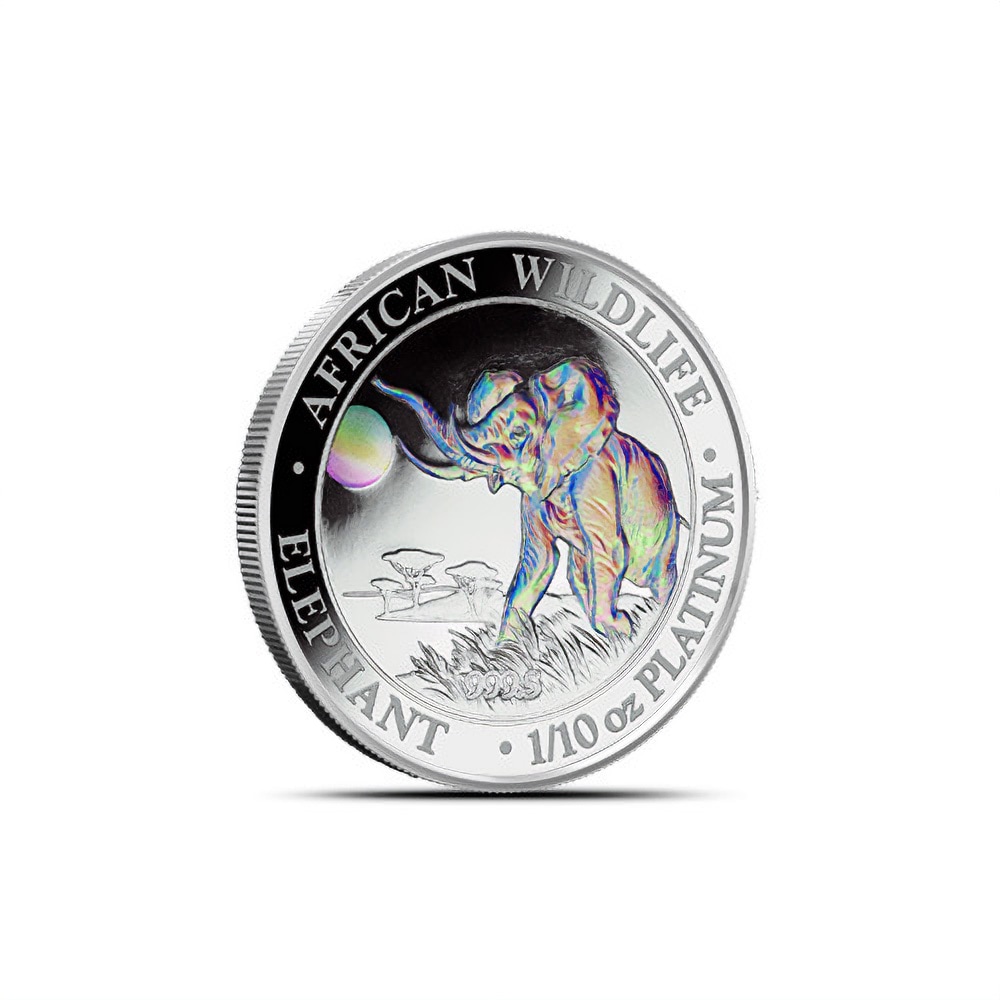 2016 Somalia Platinum Elephant Hologram Proof Coin Set (50 Mintage, Box + CoA)