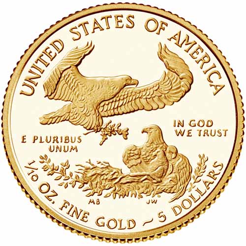 2019-W 1/10 oz Proof American Gold Eagle Coin (Box + CoA)