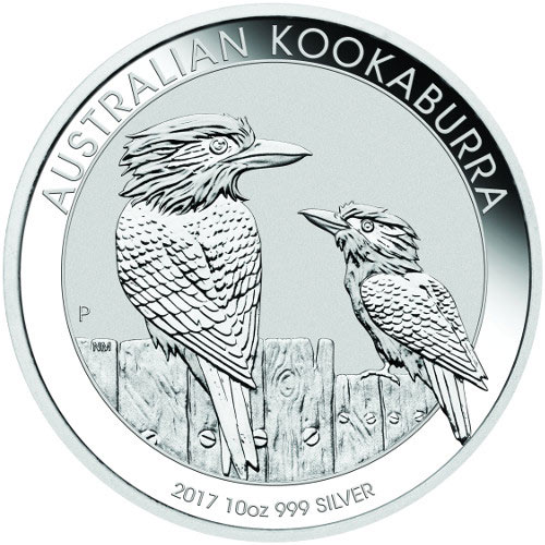 2017 10 oz Australian Silver Kookaburra Coin (BU)