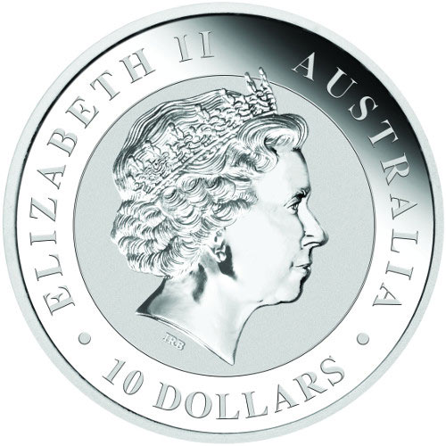 2017 10 oz Australian Silver Kookaburra Coin (BU)