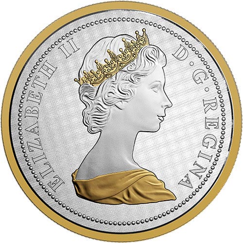 2017 5 oz Proof Canadian Silver Alex Colville Big Coin Series Canadian Goose Coin (Box)