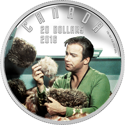 2016 1 oz Proof Canadian Silver Star Trek The Trouble with Tribbles Coin (Box + CoA)