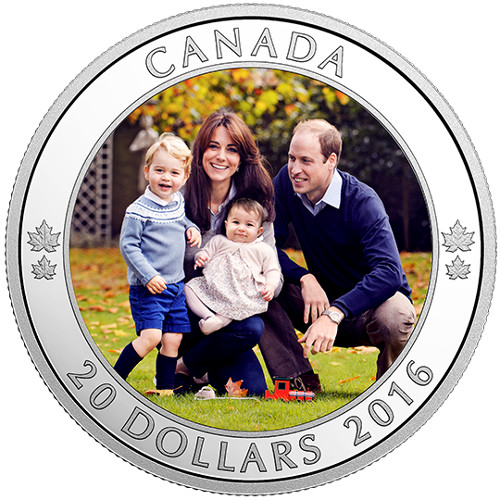 2016 1 oz Proof Canadian Silver Royal Tour Coin (Box + CoA)