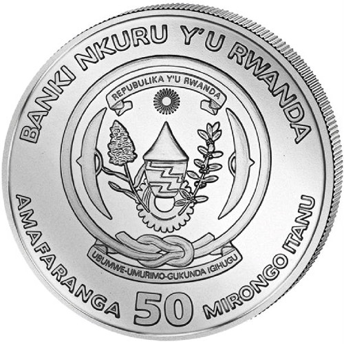 2016 1 oz Proof Rwandan Meerkat Silver Coin (Capsule + CoA)