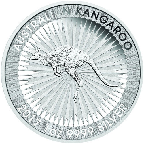 2017 1 oz Australian Silver Kangaroo Coin (BU)