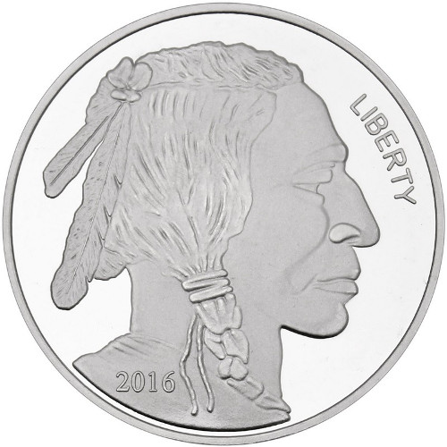 2016 5 oz SilverTowne Buffalo Silver Round (New)
