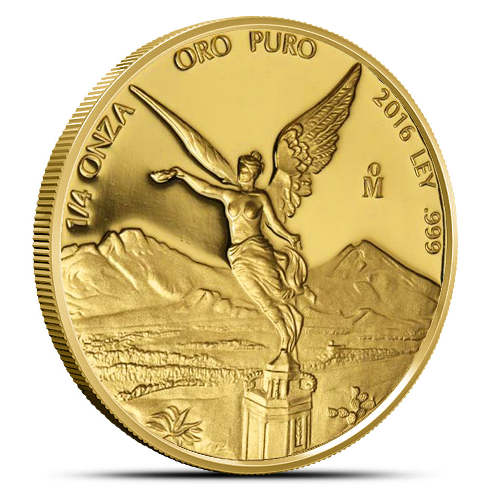 2016 1/4 oz Proof Mexican Gold Libertad Coin (In Capsule)