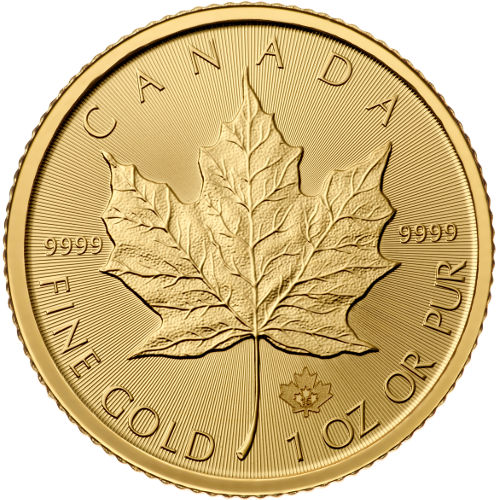 2017 1 oz Canadian Gold Maple Leaf Coin (BU)