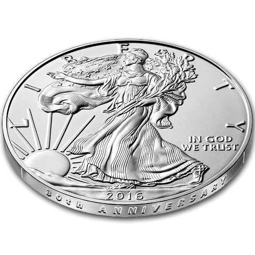 2016-W 1 oz Burnished American Silver Eagle PCGS SP70 FS (Edge Lettered)