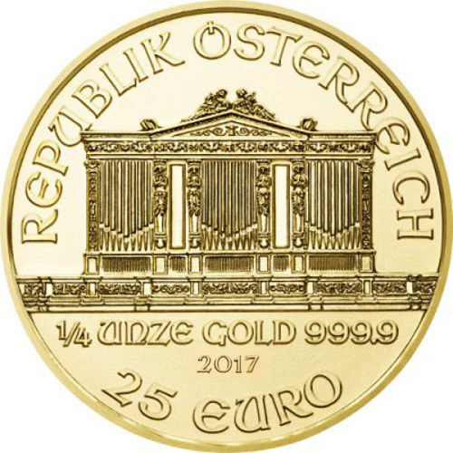 2017 1/4 oz Austrian Gold Philharmonic Coin (BU)