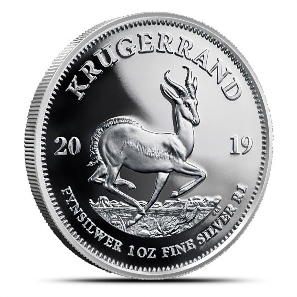 2019 1 oz Proof South African Silver Krugerrand Coin (Box + CoA)