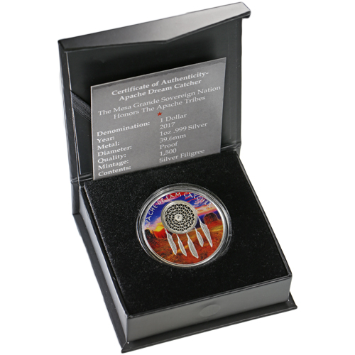 1160-2017-1-oz-Niue-Silver-Apache-Dream-Catcher-Coin-Box-CoA-3.jpg 2017 1 oz Niue Silver Apache Dream Catcher Coin (Box + CoA)