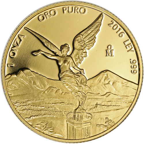 2016 1 oz Proof Mexican Gold Libertad Coin (In Capsule)