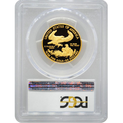 1990-P 1/2 oz Proof American Gold Eagle Coin PCGS PR70 DCAM