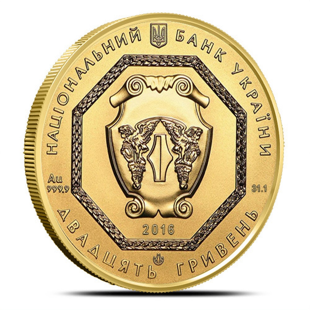 2016 1 oz Ukrainian Gold Archangel Michael Coin