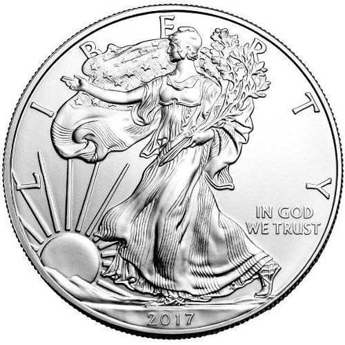 2017 American Silver Eagle Tube (20 Coins, BU)