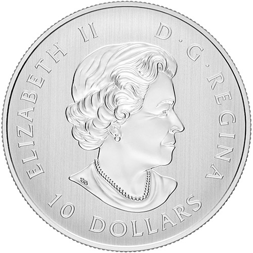 2017 1/2 oz Canadian Silver 150th Birthday Maple Leaves Coin (Box)