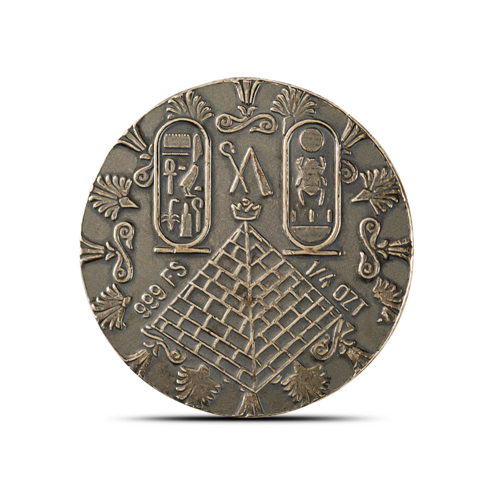 1/4 oz Monarch Egyptian Silver Round (New)