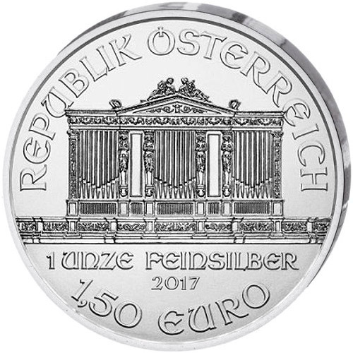 2017 1 oz Colorized Austrian Silver Philharmonic Coin (BU)