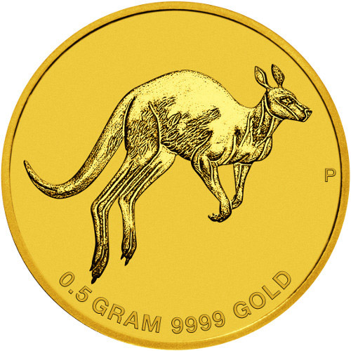 2017 1/2 Gram Australian Gold Mini Roo Coin (BU)