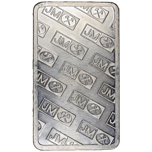 100 oz Pressed Johnson Matthey Silver Bar