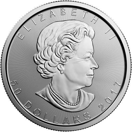 2017 1 oz Canadian Platinum Maple Leaf Coin (BU)