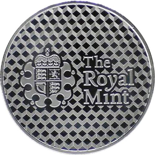 1 oz Royal Mint Center Shield Silver Round (New)