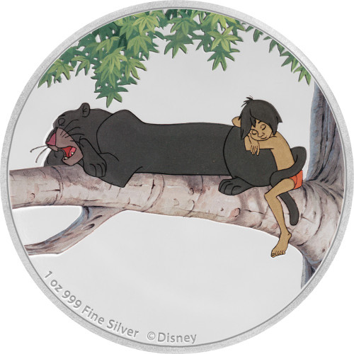2017 4 oz Niue Silver Disney Jungle Book 4-Coin Set (Box)
