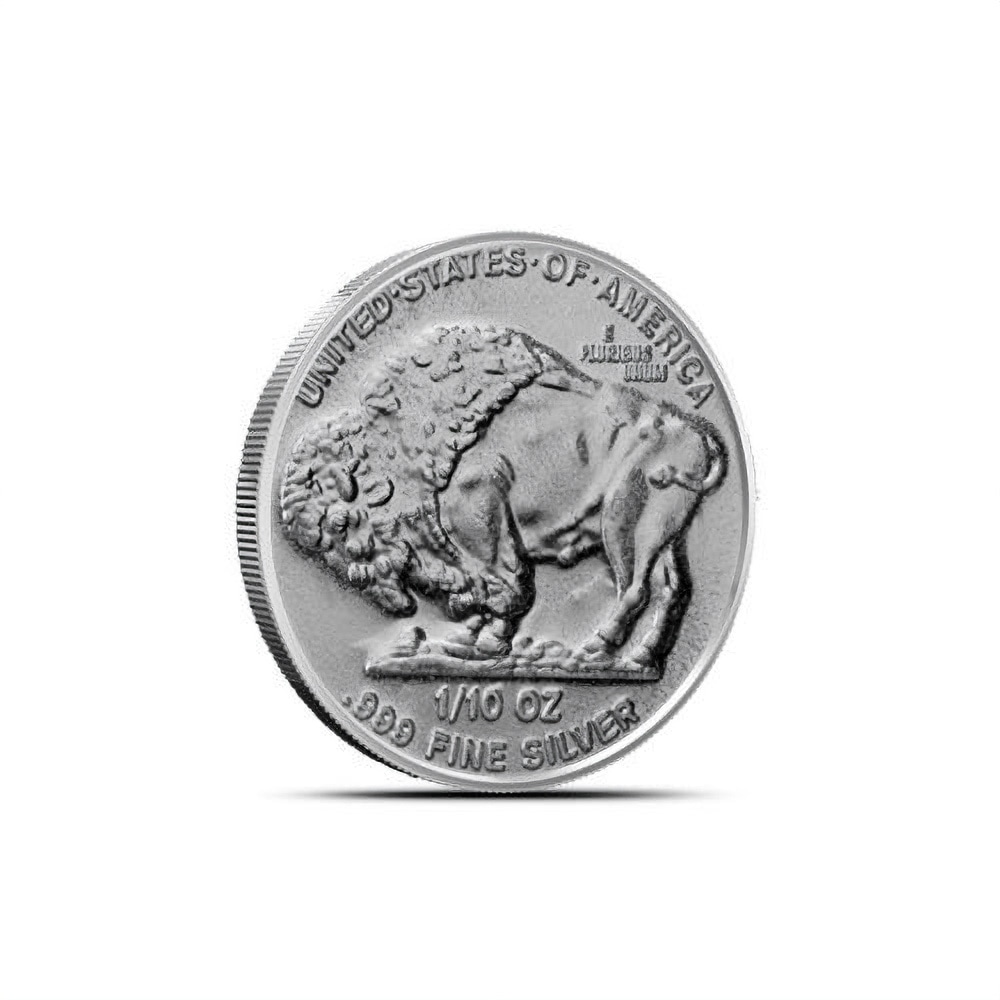 1/10 oz GAM Buffalo Silver Round (New)