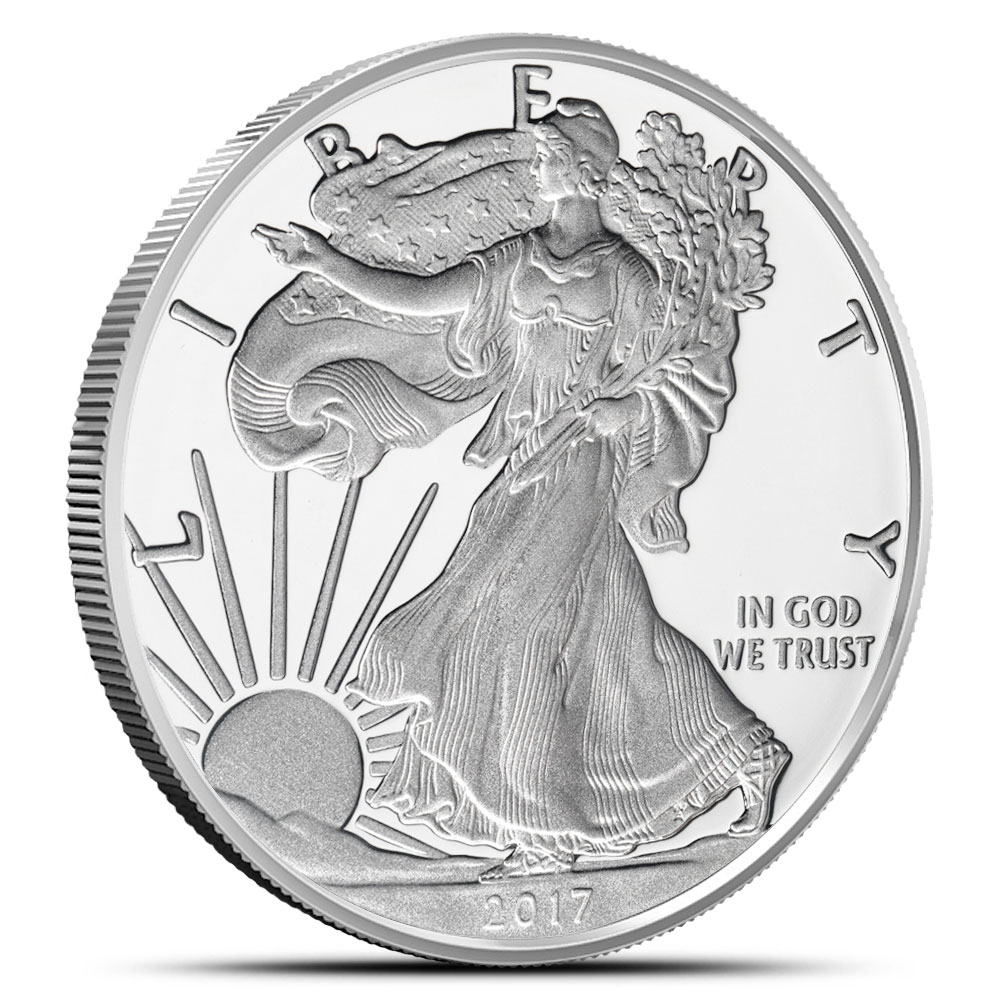2017-W 1 oz Proof American Silver Eagle Coin (Box + CoA)