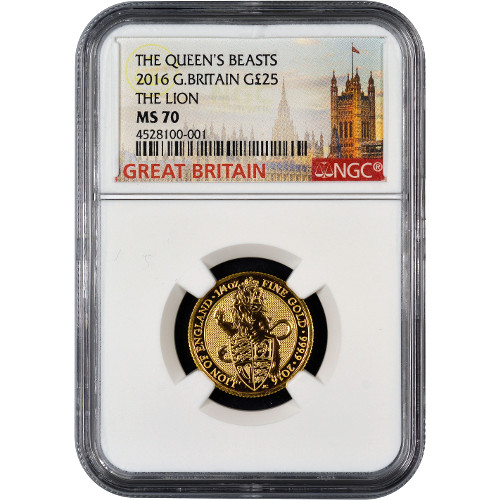 1282-2016-1-4-oz-British-Gold-Queen-s-Beast-Lion-Coin-NGC-MS70-1.jpg 2016 1/4 oz British Gold Queen’s Beast Lion Coin NGC MS70