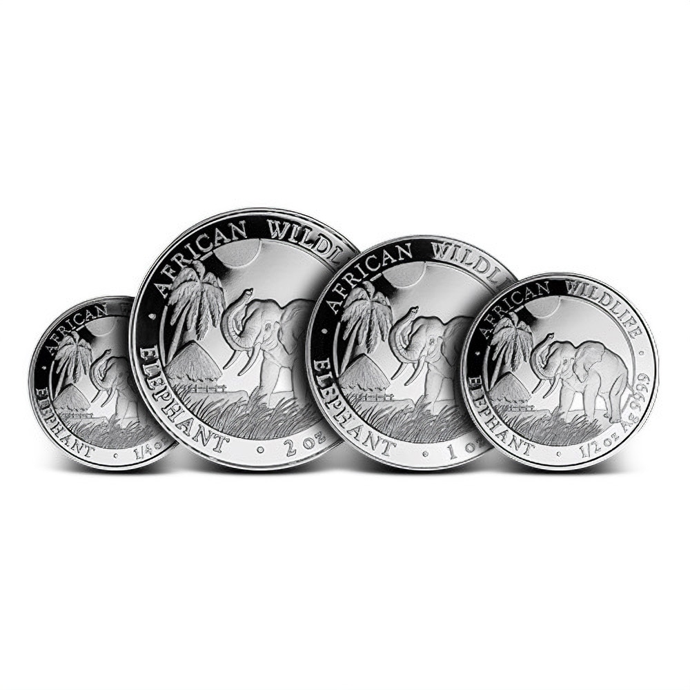 2017 Somalia Silver Elephant African Wildlife Prestige Proof Coin Set (Box + CoA)