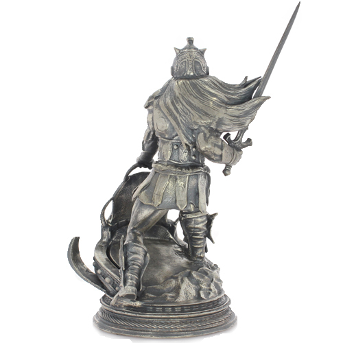 8 oz Antique Finish Frank Frazetta Legacy Collection Silver Warrior Silver Statue (New, Box + CoA)