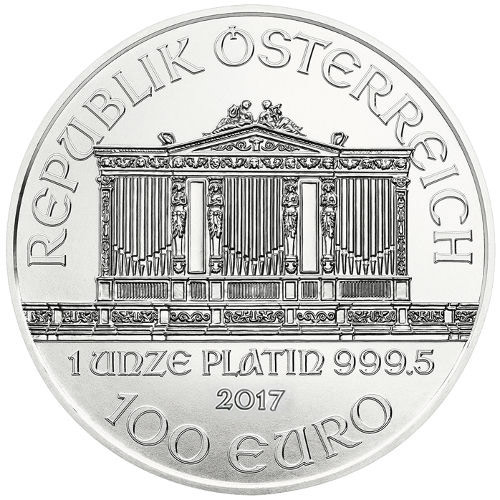 2017 1 oz Austrian Platinum Philharmonic Coin (BU)