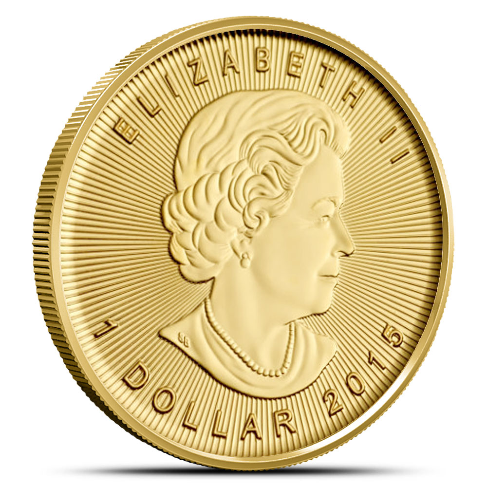 1/20 oz Canadian Gold Maple Leaf Coin (Random Year)