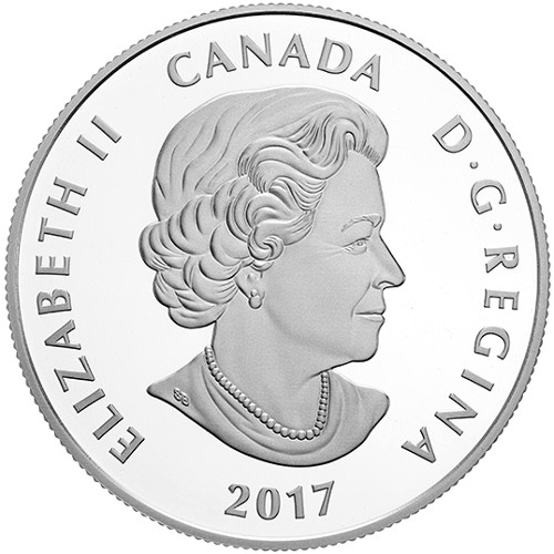 2017 1/2 oz Proof Canadian Silver Birds Among Nature's Colours: Chickadee Coin (Box + CoA)