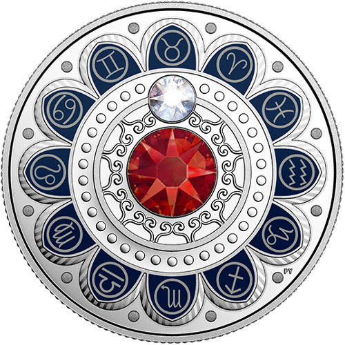 2017 1/4 oz Canadian Silver Zodiac Taurus Coin (Box + CoA)