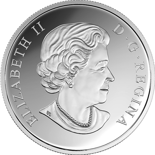 2017 1 oz Proof Canadian Silver Pearl Flowers Coin (Box + CoA)