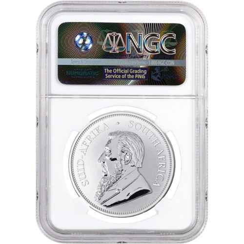 2017 1 oz South African Silver Krugerrand Coin NGC SP70 ER