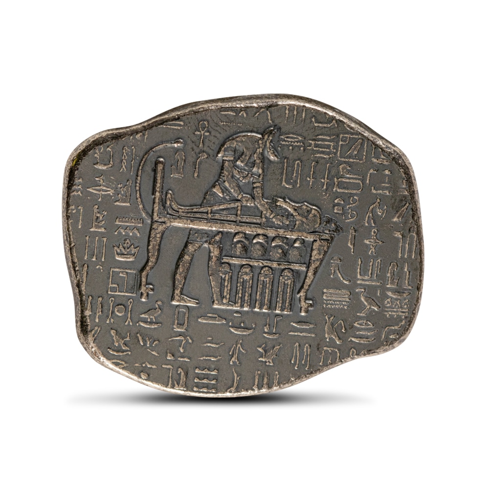 1 oz Monarch Egyptian Relic Silver Bar (New)