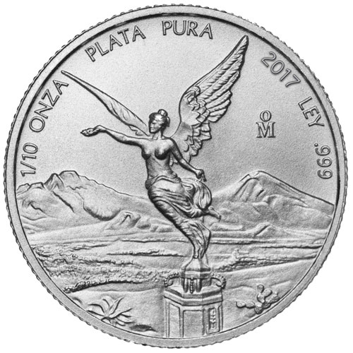2017 1/10 oz Mexican Silver Libertad Coin (BU)